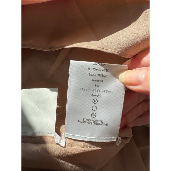 BCBGMAXAZRIA Raya Red Sleeveless Chevron Pleated Lace Dress 6 - Picture 11 of 16